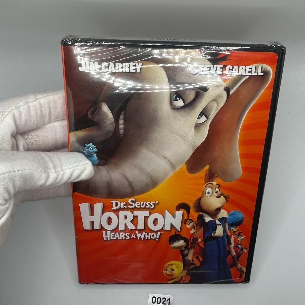Dr Seuss Horton Hears a Who DVD Jim Carrey Steve Carell Movie New‎ Sealed